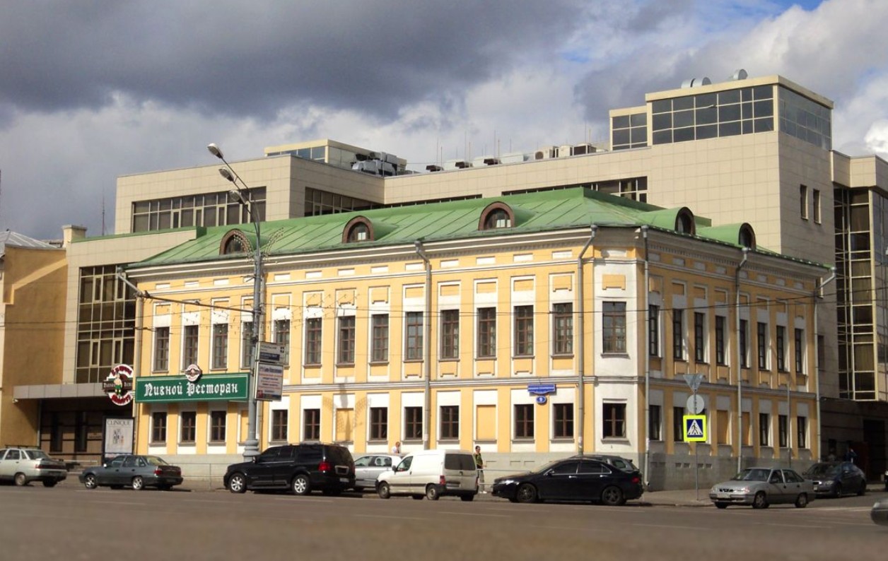 фасад дома, здание по адресу г Москва, Большая Сухаревская пл, д 9